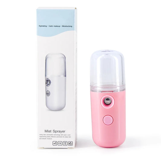 USB Mist Facial Sprayer Humidifier Rechargeable Nebulizer