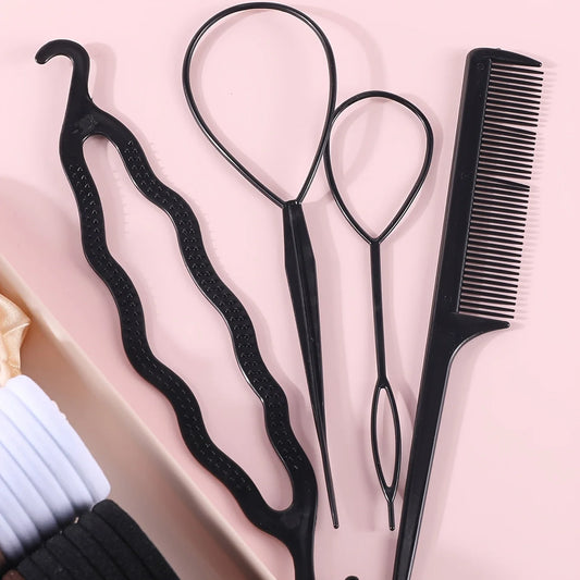 1109pcs Women Dark Hair Accessories Set