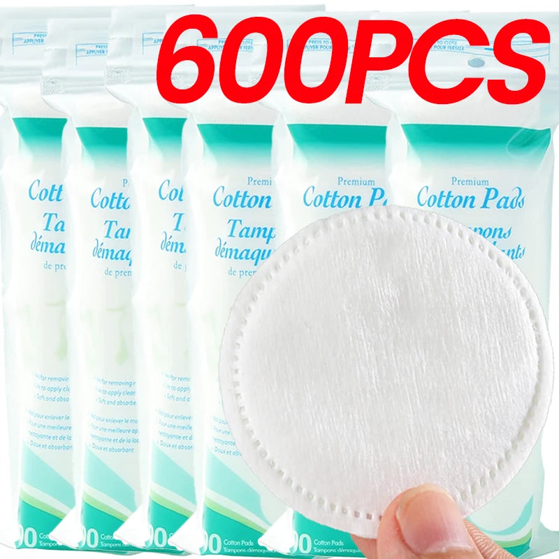 Disposable Soft Circular Makeup Remover Pads Doubles Sided