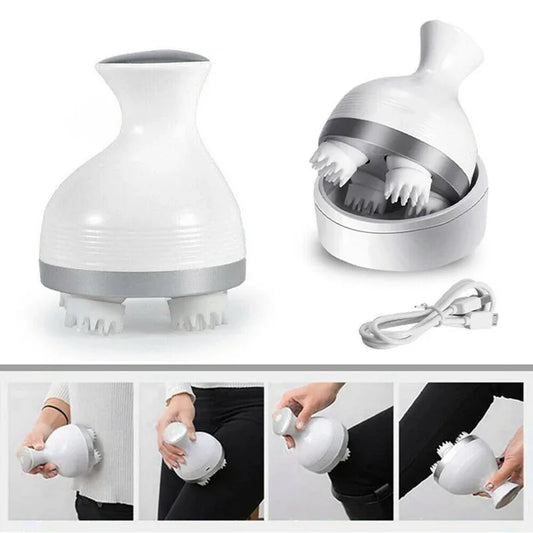 Electric Cordless Hair Scalp Massager with Kneading 4 Massage Nodes