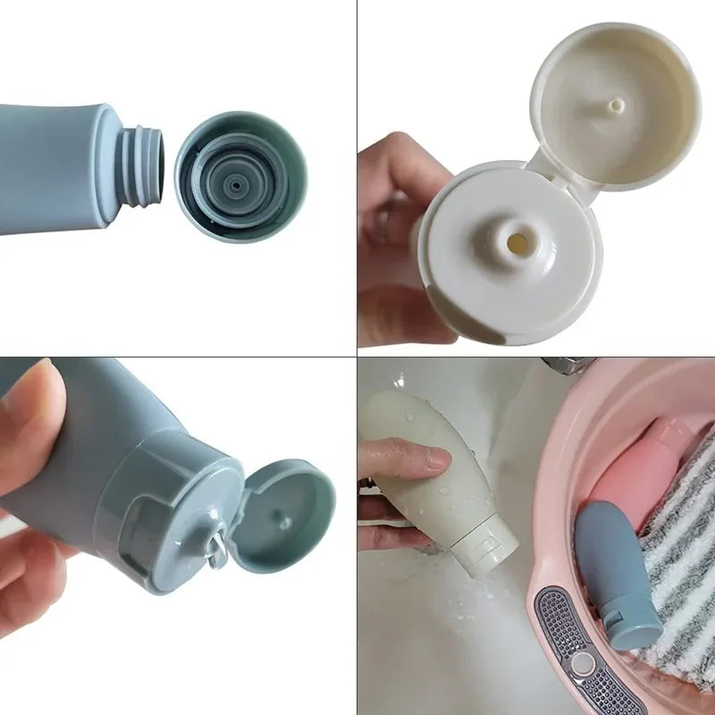 3pcs/set Travel Refillable Cosmetic Containers 60ML