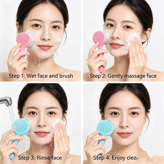 1pc Soft Silicone Facial Brush