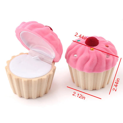 1 Piece Lovely Velvet Jewelry Box Container Wedding Ring Box for Earrings Necklace Bracelet Display Gift Box Holder 16 Styles