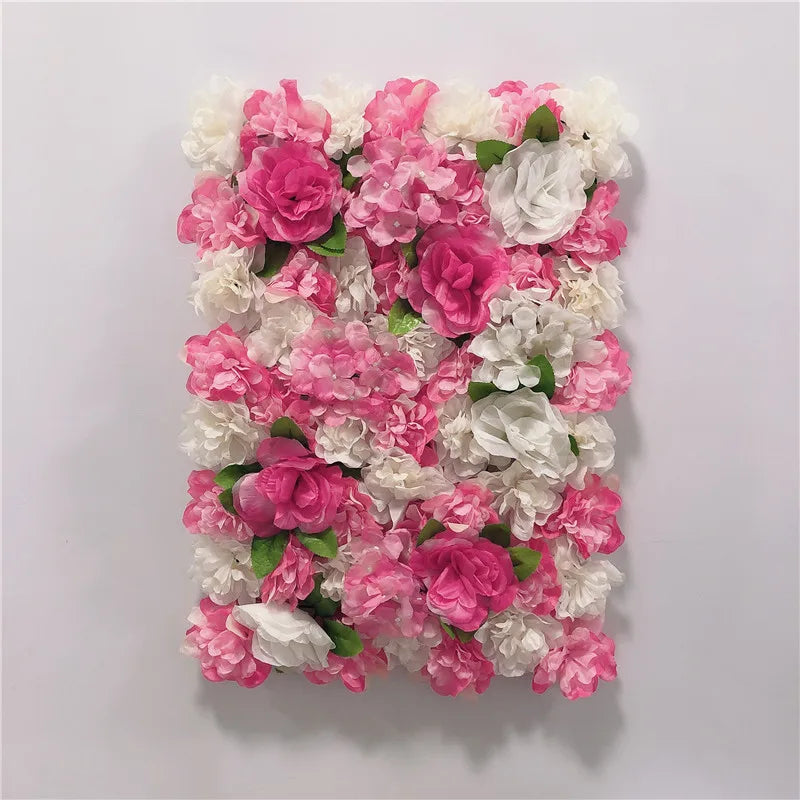 Artificial Flower Walls for Wedding Decoration BabyShow Decor Flowers Panel Christmas Home Backdrop Decor Flores Artificiales