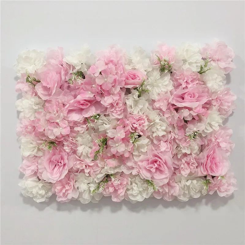 Artificial Flower Walls for Wedding Decoration BabyShow Decor Flowers Panel Christmas Home Backdrop Decor Flores Artificiales
