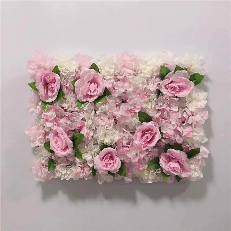 Artificial Flower Walls for Wedding Decoration BabyShow Decor Flowers Panel Christmas Home Backdrop Decor Flores Artificiales