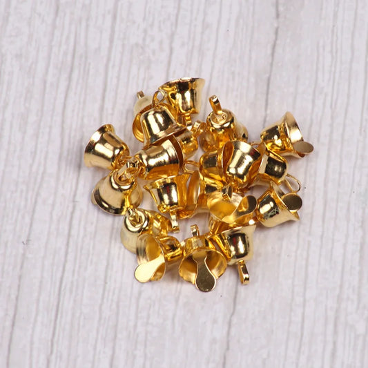 1cm/2cm Small Mini Jingle Bells — Gold & Silver Pet Hanging Bells