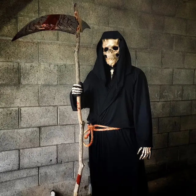 2026 Hot Sale Halloween  l Warrior Mask Death  Mask Demon Horror Halloween Mask