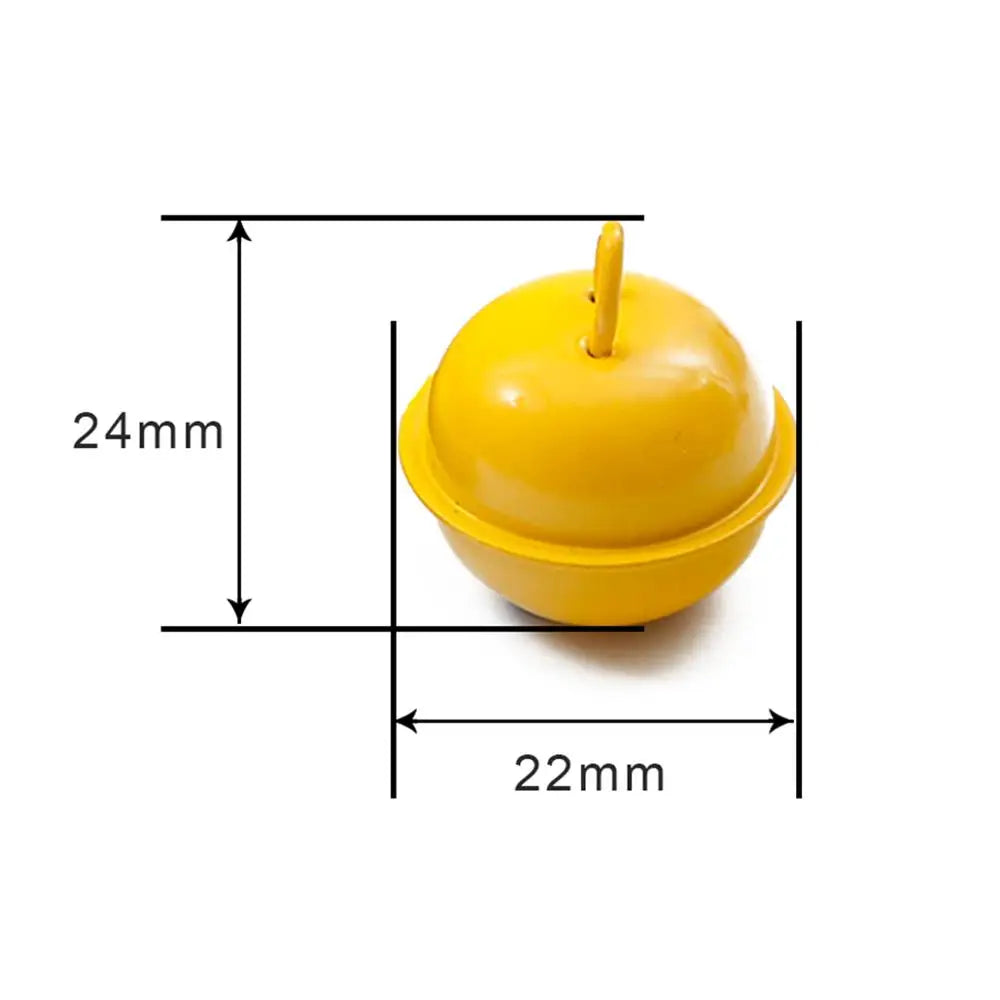 22mm Beautiful Jingle Bells Christmas Party Decoration Pendants Loose Beads DIY Crafts Christmas Tree Bells Handmade Accessories