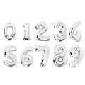 16 32 40 Inch Number Balloons Foil Ballon Rose Gold Digital Globos Wedding happy Birthday Party Decoration Baby Shower Supplies