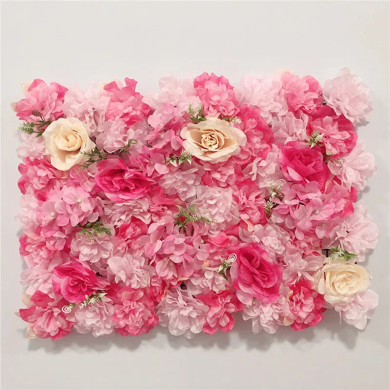Artificial Flower Walls for Wedding Decoration BabyShow Decor Flowers Panel Christmas Home Backdrop Decor Flores Artificiales