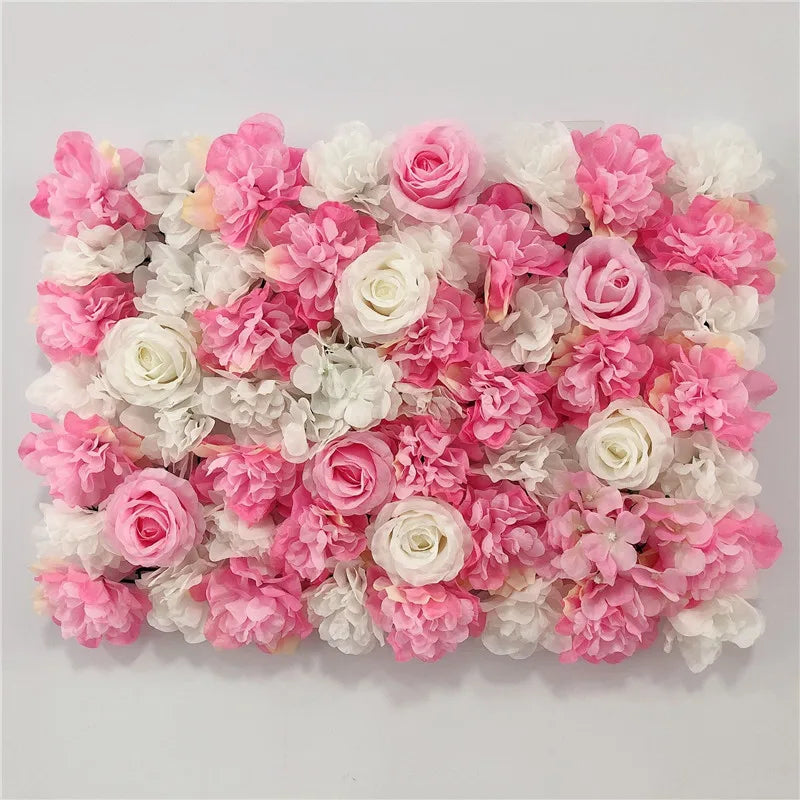 Artificial Flower Walls for Wedding Decoration BabyShow Decor Flowers Panel Christmas Home Backdrop Decor Flores Artificiales