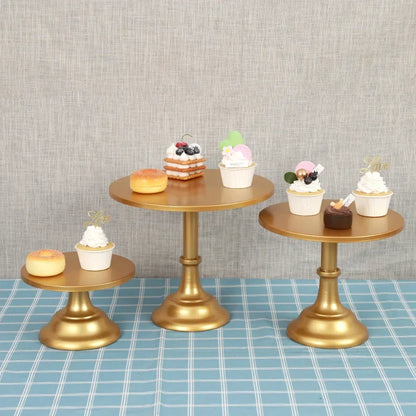 Wrought Iron Cake Stand Home Party Dessert Display Stand Wedding Decoration Birthday Cake Tray Afternoon Tea Fruit Dessert Tray