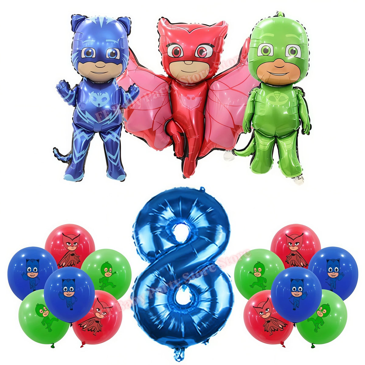 Super Hero PJed Mask Birthday Party Decoration Kids Boys Party Favors Plate Cup Balloon Banner Baby Shower Event Supplies Gifts