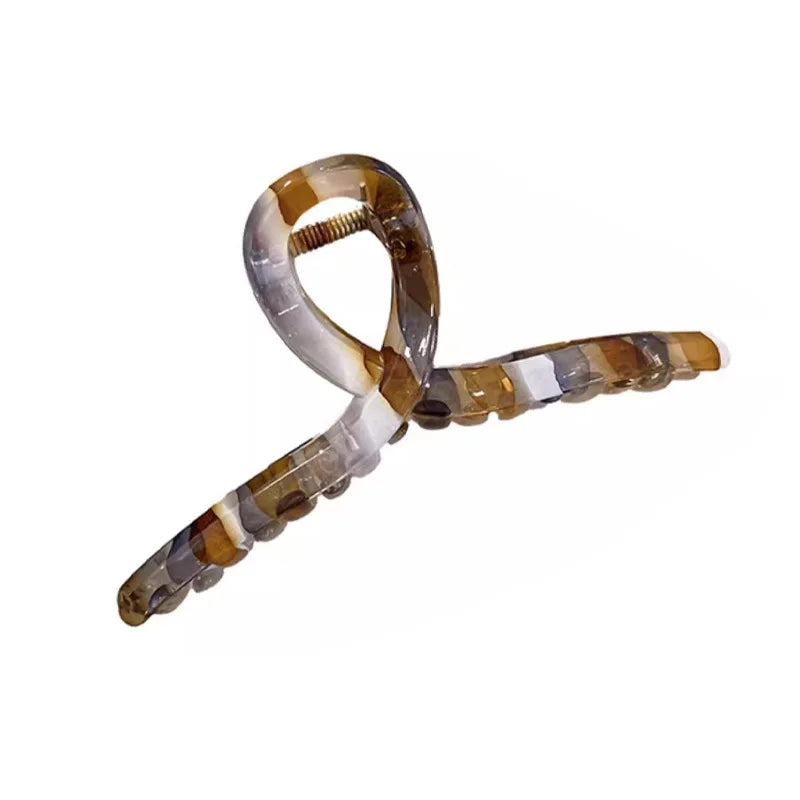 Elegant Bowknot Claw Clip Simple Style Stable Grip Claw Clip Hair Pin Fork Sticks for Hair DIY Accessory Hair Styling