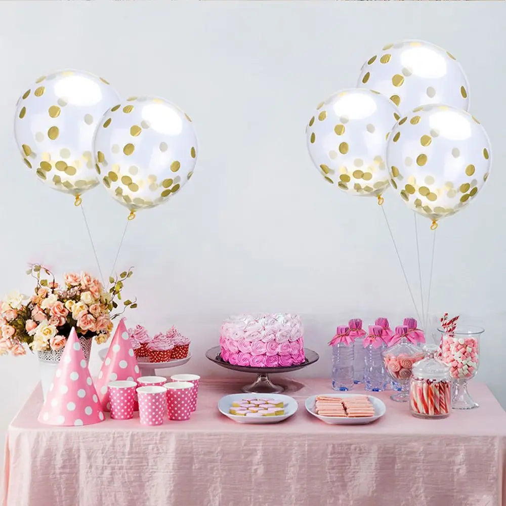 10g/bag Round Confetti Tissue Paper Pink Dots Filling Balloons Baby Shower  Birthday Party Decorations DIY Accessories