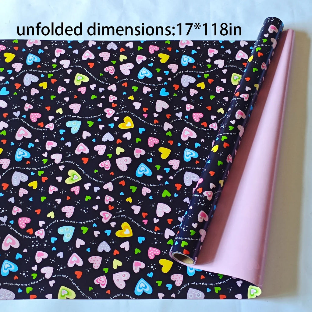 Extra Wide 43.18cm x Long 299.72cm Gift Wrapping Paper - Valentine'S Day, Birthday, Wedding, Anniversary Decorations,craft paper