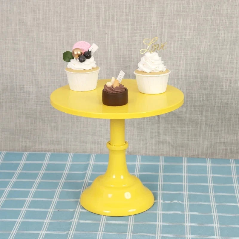Wrought Iron Cake Stand Home Party Dessert Display Stand Wedding Decoration Birthday Cake Tray Afternoon Tea Fruit Dessert Tray