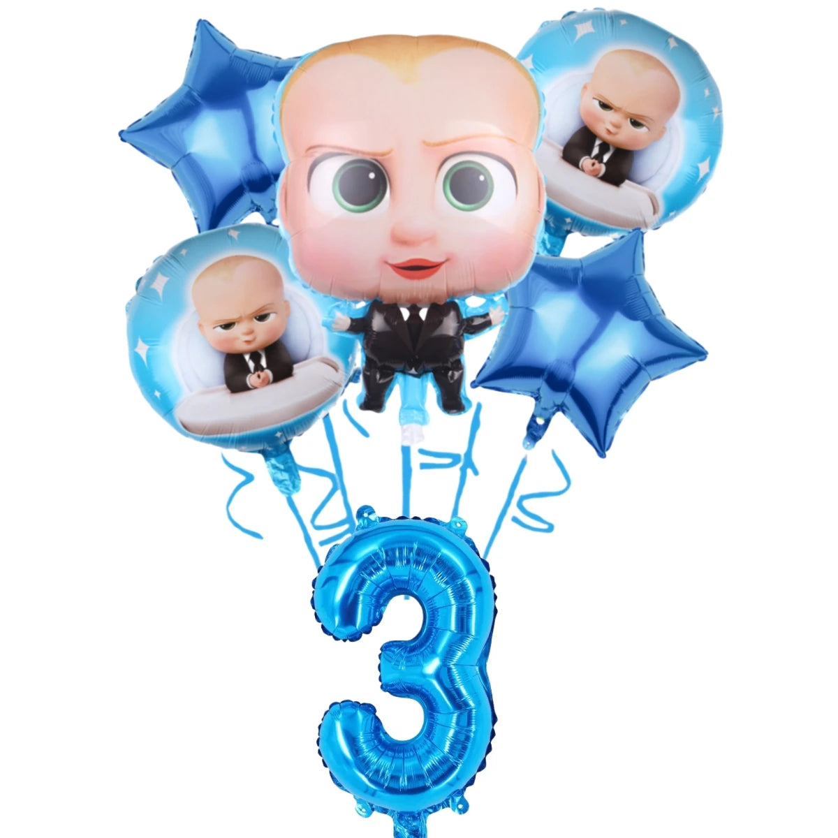 Bossed Baby Birthday Party Decoration Tableware Plates Cups Napkins Hat Balloon Baby Shower Kids Party Favors Party Supplies Kit