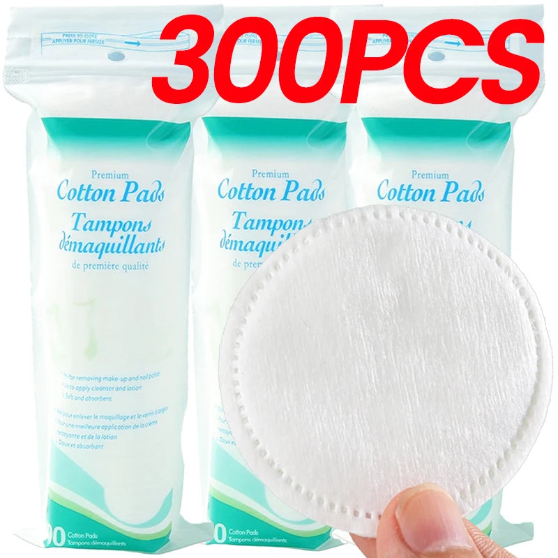 Disposable Soft Circular Makeup Remover Pads Doubles Sided