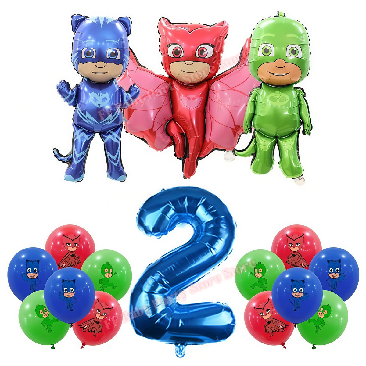 Super Hero PJed Mask Birthday Party Decoration Kids Boys Party Favors Plate Cup Balloon Banner Baby Shower Event Supplies Gifts