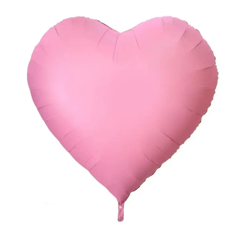 Giant 63-Inch Heart Shaped Aluminum Foil Balloon for Valentine's, Birthday, Wedding, Anniversary, Engagement, Home & Party Decor