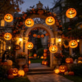 Solar Pumpkin Lantern String Light 10/20LED Halloween Hanging Fairy Lights Orange Pumpkin Garland for Garden Patio Decoration