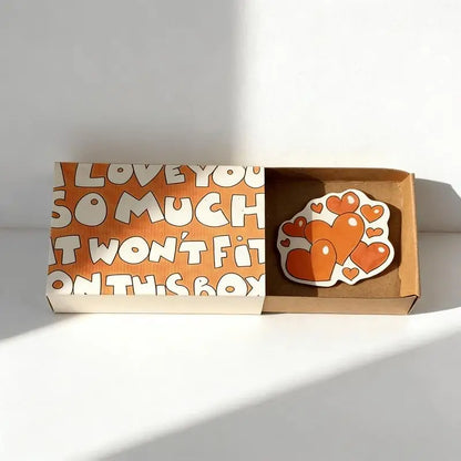 New 1Pcs Romantic "I Love You" Message Gift Handmade Love Box Card For Valentine's Day Anniversary Wedding Surprise For Her/Him