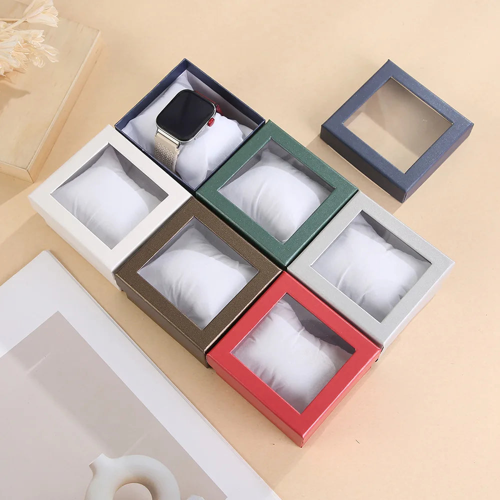 Gift Packaging Box Elegant Jewelry Storage Box Paper Bracelet Case High-Quality Display Watch Boxes For Special Occasion Wedding