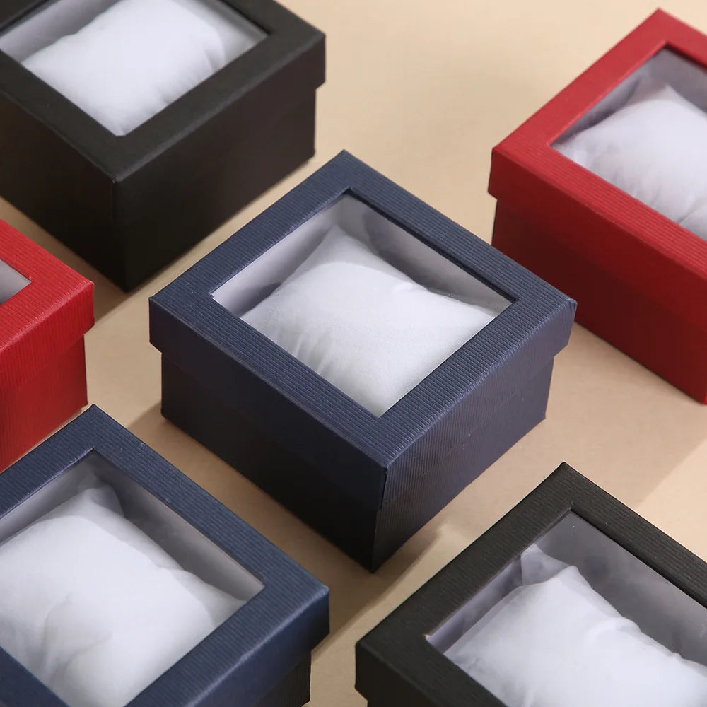 Gift Packaging Box Elegant Jewelry Storage Box Paper Bracelet Case High-Quality Display Watch Boxes For Special Occasion Wedding