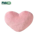 Heart Shaped Cushion 30x40cm Soft Pink Pillow Perfect Gift for Valentines Day Anniversary Adds Sweet Comfort and Back Support