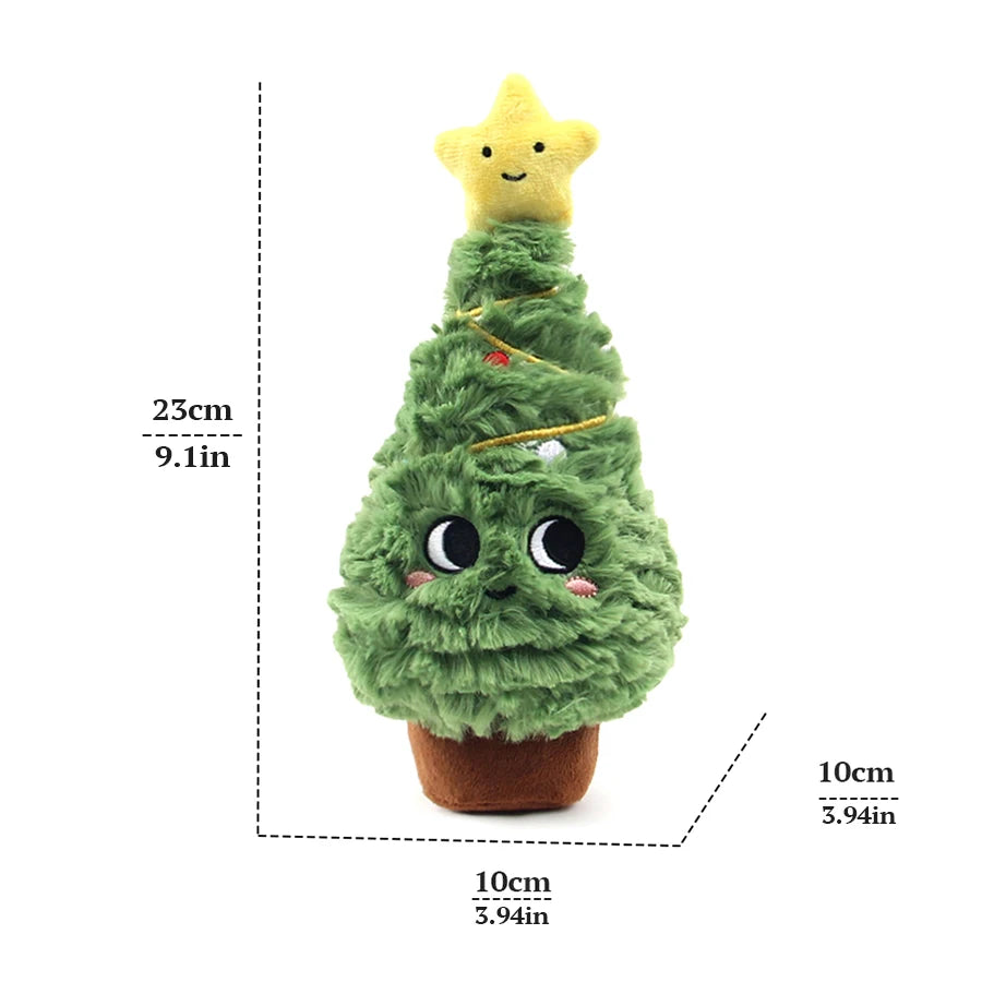 Exquisite Christmas Decoration Plush Toys Christmas Tree wreath Gingerbread Man Soft Plush Filling Party Decoration Gifts