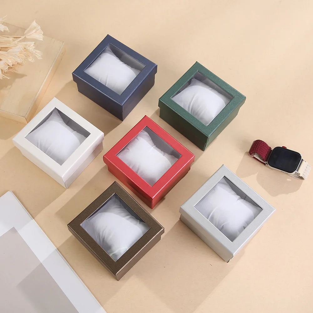 Gift Packaging Box Elegant Jewelry Storage Box Paper Bracelet Case High-Quality Display Watch Boxes For Special Occasion Wedding