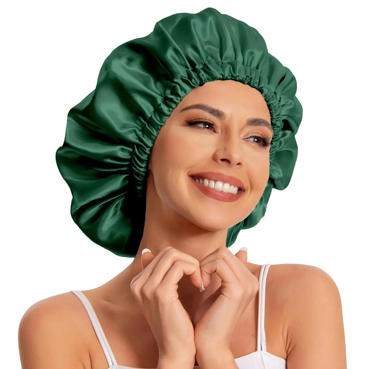Satin Bonnet Silk Bonnet Hair Bonnet Sleeping Slouchy Beanie Hat Satin Sleep Cap Nightcap Bonnets For Women's Natural Curly Hair