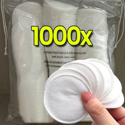 Disposable Soft Circular Makeup Remover Pads Doubles Sided