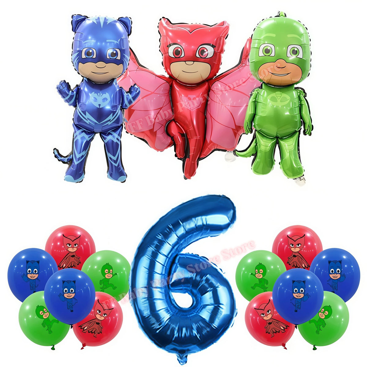 Super Hero PJed Mask Birthday Party Decoration Kids Boys Party Favors Plate Cup Balloon Banner Baby Shower Event Supplies Gifts
