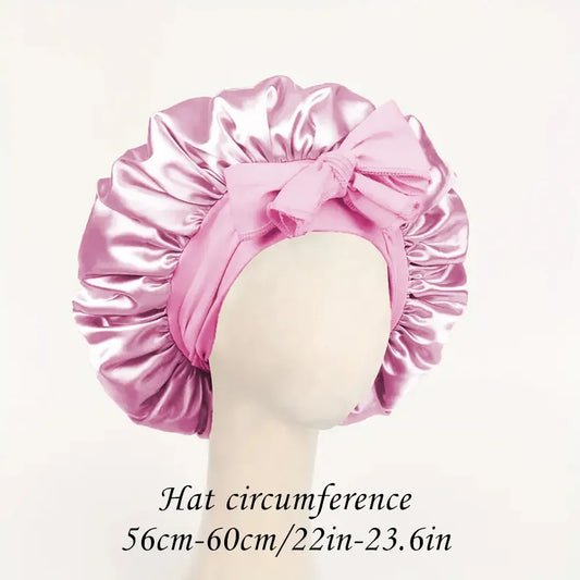 Satin Bonnet Silk Bonnet Adjustable For Sleeping