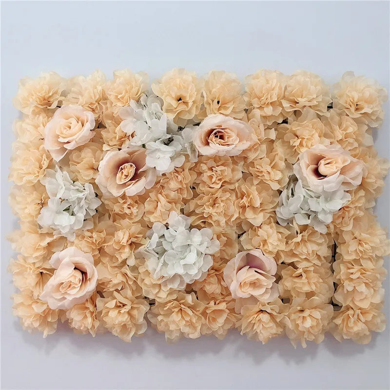 Artificial Flower Walls for Wedding Decoration BabyShow Decor Flowers Panel Christmas Home Backdrop Decor Flores Artificiales