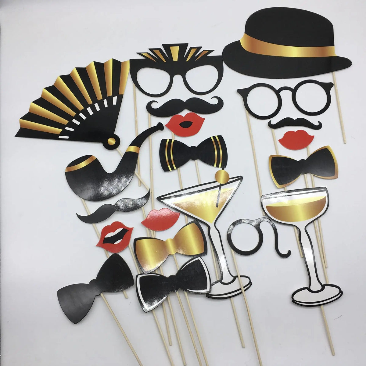 Wedding Photography Props Funny Selfies Mustache Glasses Team Bride Groom Photo Booth Props Bridal Shower DIY Wedding Decoration