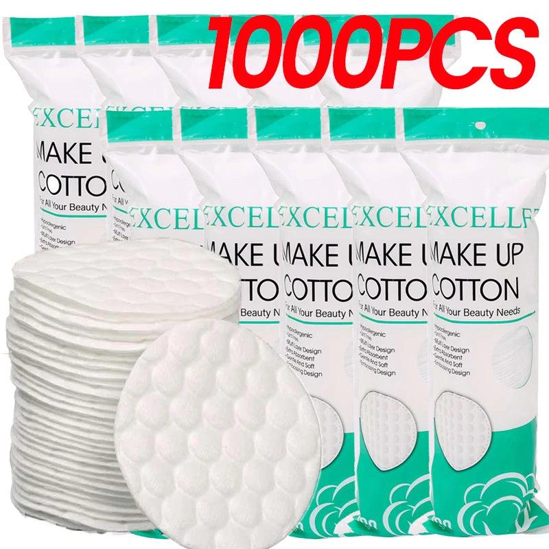 Disposable Soft Circular Makeup Remover Pads Doubles Sided
