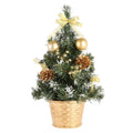 Artificial Tabletop Mini Christmas Tree Tabletop Decorations Festival Winter Holiday Miniature Decor for Christmas Décor 30cm