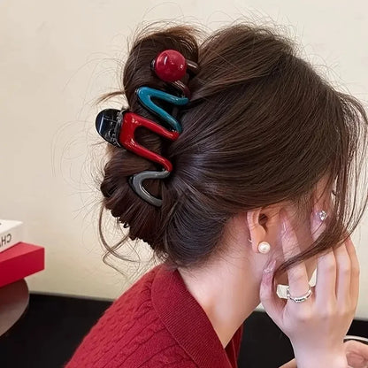 4Pcs Elegant Large Hair Claw Clips for Women