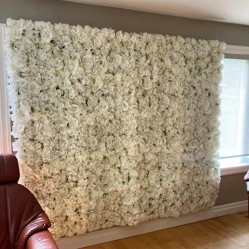 Artificial Flower Walls for Wedding Decoration BabyShow Decor Flowers Panel Christmas Home Backdrop Decor Flores Artificiales