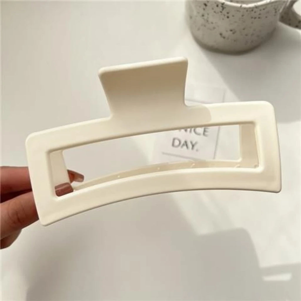 5 Inche Extra Large Claw Clips for Thick Hair and Long Hair, 4 Pack Xl Jumbo Claw clips, Oversized Matte Non-slip Rectangle Hair