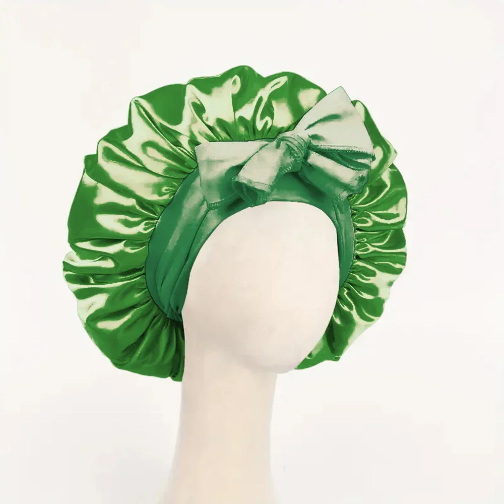Satin Bonnet Silk Bonnet Adjustable For Sleeping