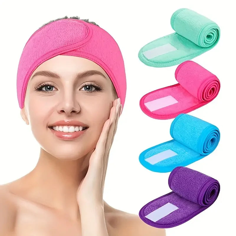Spa Facial Headband Make Up Shower Wrap