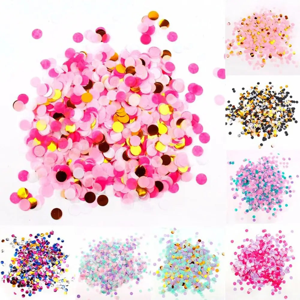 10g/bag Round Confetti Tissue Paper Pink Dots Filling Balloons Baby Shower  Birthday Party Decorations DIY Accessories