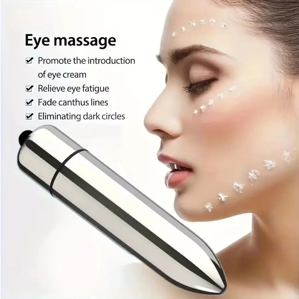 Facial And Eye Massage Treatment Mini Vibrating Massager Promotes Lotion Absorption Portable Massage Hammer Face Massage Tool