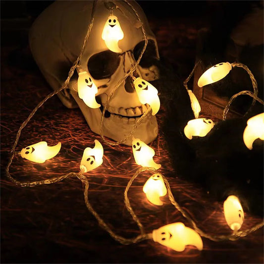 LED Halloween Ghost Light String