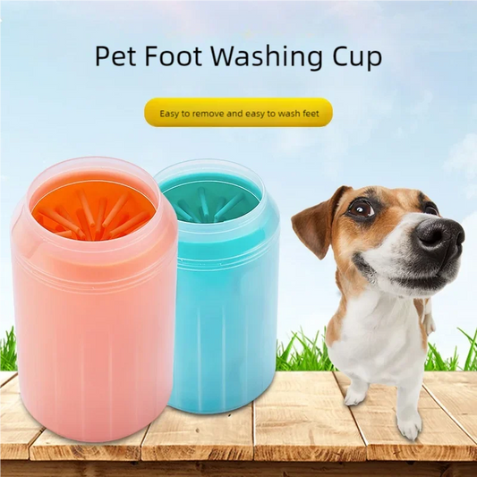 Dog Paw Cleaner Cup Soft Silicone